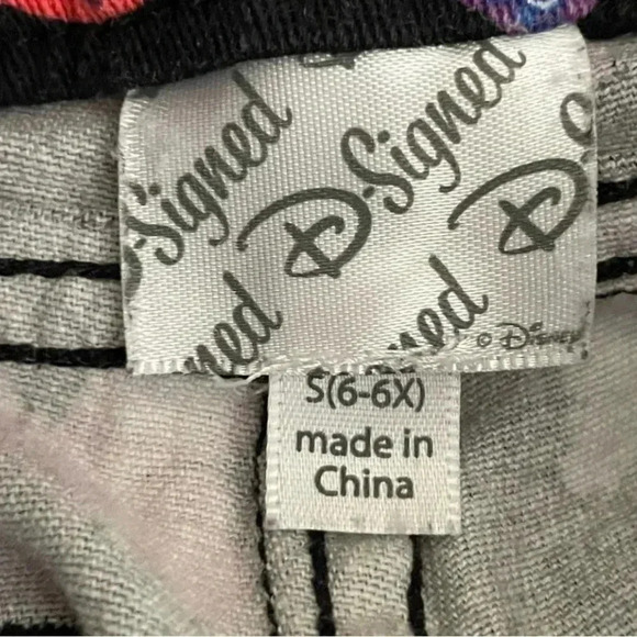 Disney Girls Butterfly Novelty Print Long Slim Jeans Pants SZ S (6-6x) # 1081 - Picture 6 of 8